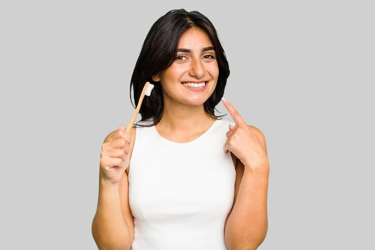 Dental specialist examining a patient